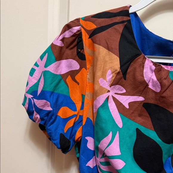 MINKPINK Colorful Floral Crop Top - Picture 3 of 8